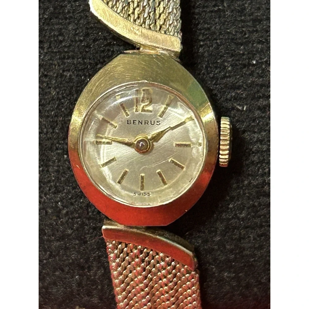 Vintage Benrus Ladies‎ Mechanical Watch 20 Micron Electroplate 10KGF Band - Picture 4 of 15